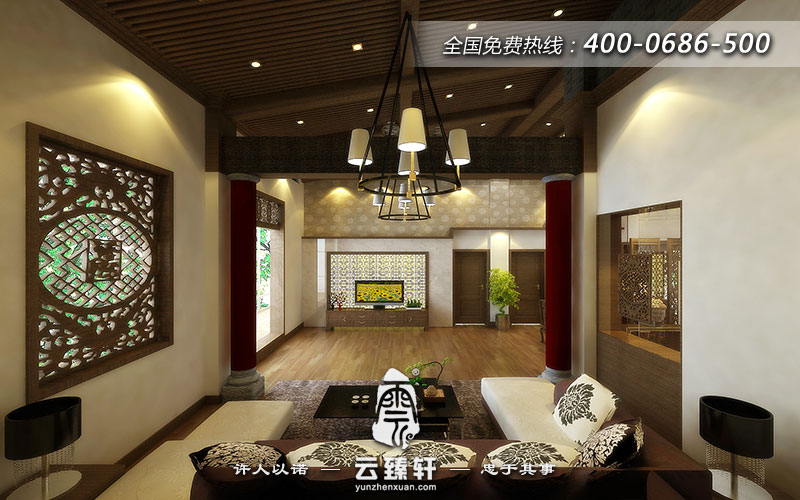 深圳平層中式大宅設計方案