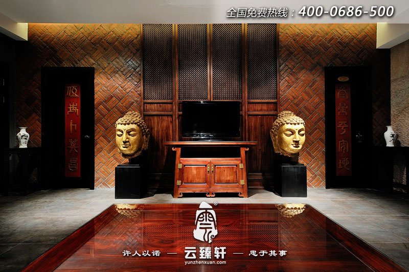 餐廳包間里的會客廳設計效果圖