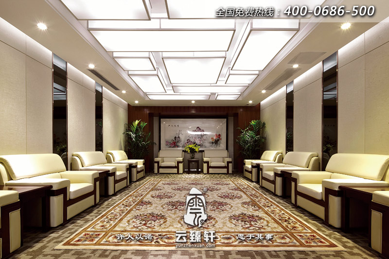 中式裝修辦公空間