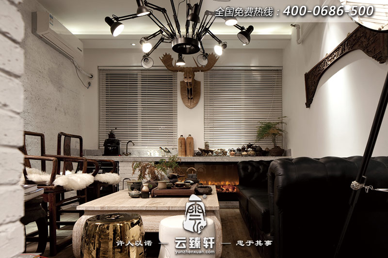 茶室的裝修設計圖片