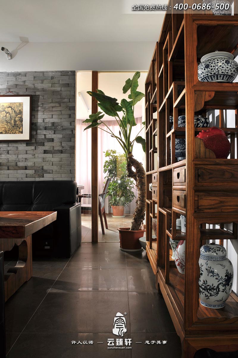 辦公室博古架展示效果圖