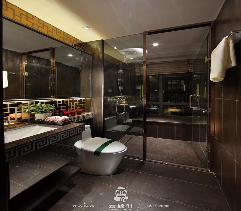 客廳樓上是衛生間風水效果圖