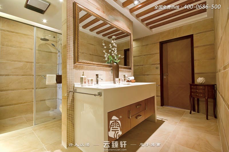 中式衛(wèi)生間風(fēng)水柜子效果圖