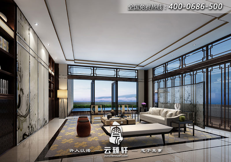 現代中式家裝設計效果圖