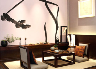 榻榻米茶室裝修效果圖