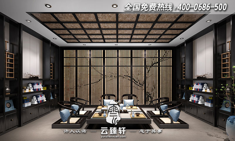 禪意中式風(fēng)格設(shè)計效果圖