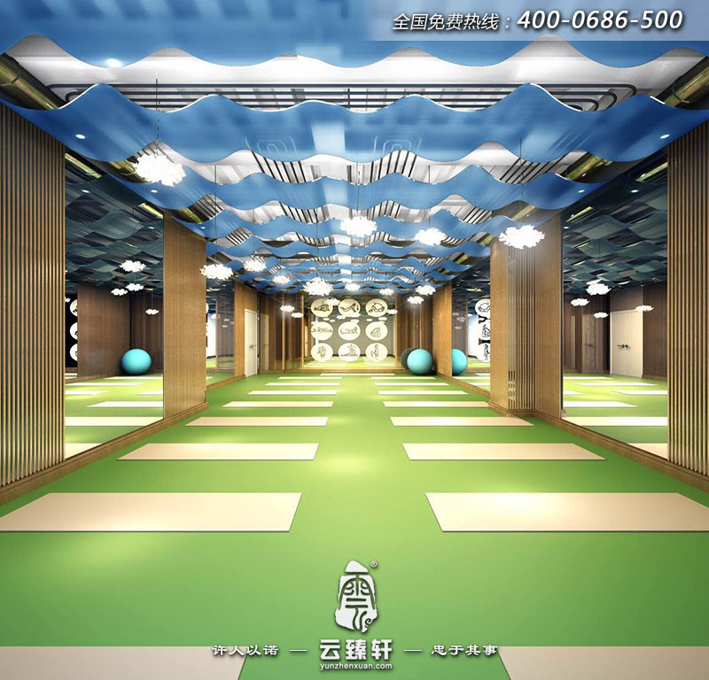 新中式瑜伽會所效果圖